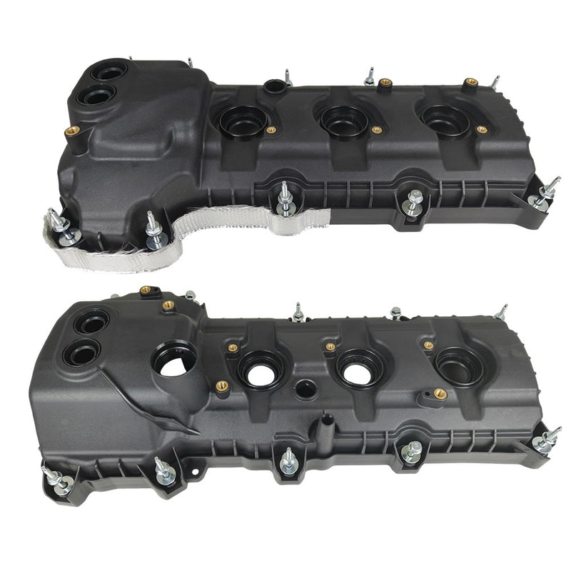 DURAFORCE 2Pcs For 2011-2019 Ford F-150 Lincoln Continental 3.5L 3.7L Valve Cover W/Gasket