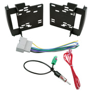 DURAFORCE For Dodge for Jeep Double DIN Radio Installation Dash Kit W/Radio Wire Harness