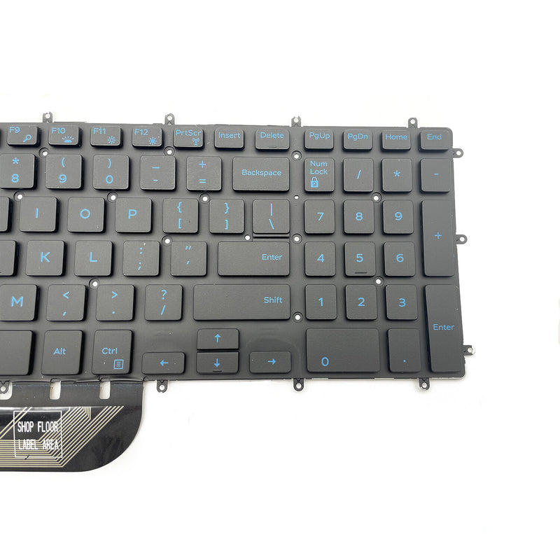 DURAFORCE New For DELL G7 7588 7590 7790 G7 15 7588 Keyboard w/Blue Backlit M6JTP Black