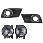 DURAFORCE New A Pair Fog Light W/Cover&Chrome Trim For Honda Pilot 2012-2013-2014-2015 US
