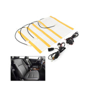 DURAFORCE For Trucks Carbon Fiber Heated Seat Heater Pad Kit Car Switch 12V Universal