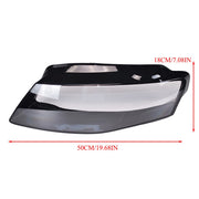 DURAFORCE 2PCS Left & Right For 2009-2012 Audi A4 Headlamp Cover Headlight Lens Cover