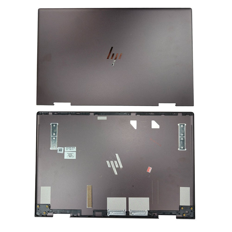DURAFORCE Brown Back Cover For HP Envy X360 15-DR 15-DS Top Case 15.6" Rear Lid L54912-001