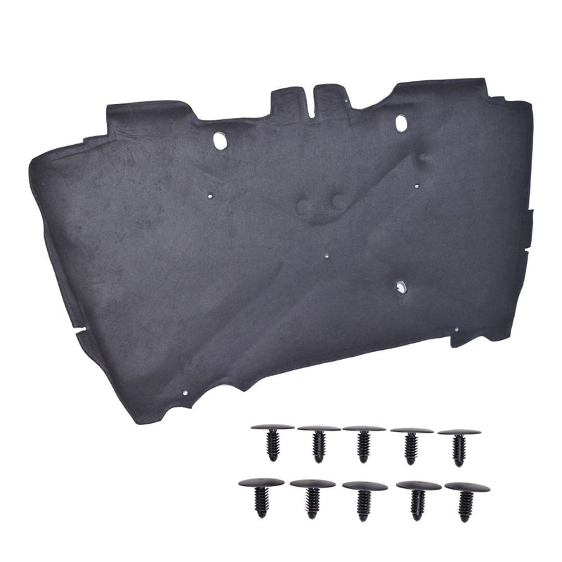 DURAFORCE Engine Mat Hood Insulation Pad Heat Shield For Jeep Wrangler 3.6L 3.8L 2007-2017
