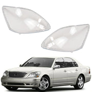 DURAFORCE Left & Right Front Headlight Lens Headlamp Cover For Lexus LS430 2004-2006