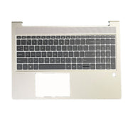 DURAFORCE For HP Probook 450 455 G9 Palmrest With Backlit US Keyboard Sliver N01933-001 US