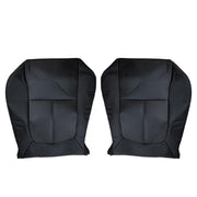 DURAFORCE Driver Passenger Bottom Leather Seat Cover For 2011-2016 Ford F250 F350 Lariat