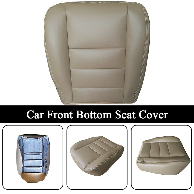 DURAFORCE Driver Bottom Leather Seat Cover For 2002 2003 - 2007 Ford F250 F350 F450 Lariat