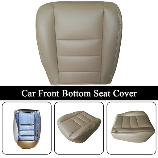 DURAFORCE Driver Bottom Leather Seat Cover For 2002 2003 - 2007 Ford F250 F350 F450 Lariat