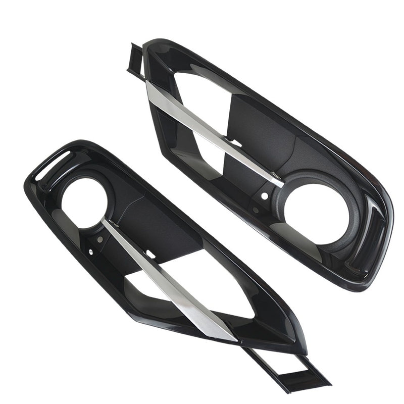 DURAFORCE For BMW 3 Series F30 F31 4pcs Front Bumper Fog Light Lamp Grille Covers Trim