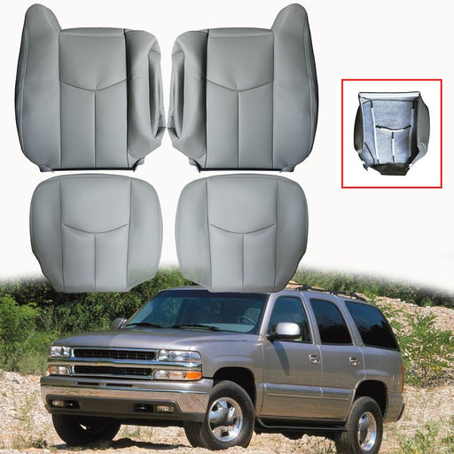 DURAFORCE For 2003 2004 -2006 Chevy Tahoe Suburban Driver & Passenger Leather Seat Cover