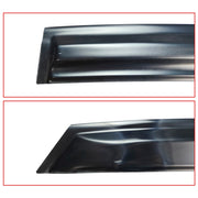 DURAFORCE FOR 2023-25 HONDA ACCORD 11TH GEN BLACK TRIM WINDOW VISOR RAIN GUARD WITH CLIPS
