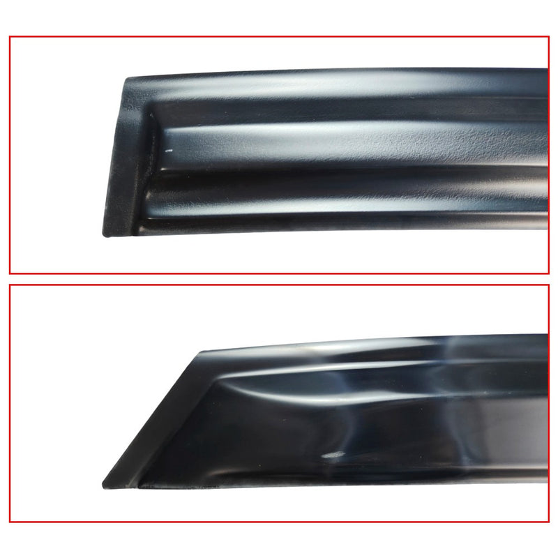 DURAFORCE FOR 2023-25 HONDA ACCORD 11TH GEN BLACK TRIM WINDOW VISOR RAIN GUARD WITH CLIPS