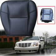 DURAFORCE For 2007-2014 Cadillac Escalade Driver Side Bottom Leather Seat Cover Black