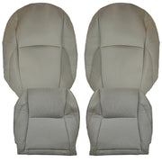 DURAFORCE Driver Passenger Bottom & Top Leather Seat Cover Gray For 2007-2012 Lexus ES350