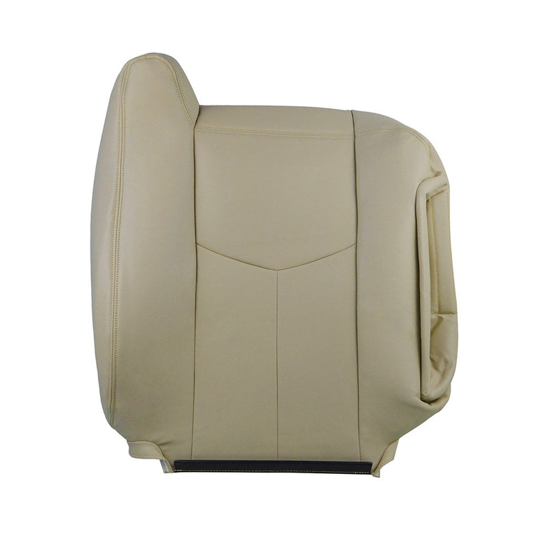 DURAFORCE For 2003 2004-2006 GMC Sierra Yukon Passenger Side Top Leather Seat Cover Tan