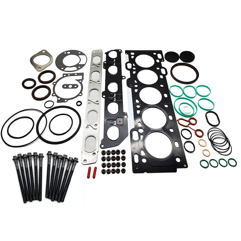DURAFORCE Engine Cylinder Head Gasket +Bolts For 04-15 Volvo C30 C70 S40 S60 V50 V60 2.5L