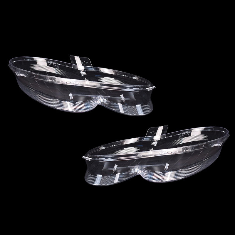 DURAFORCE A Pair Headlight Lens Cover Clear L+R For Mercedes Benz CLK C209 W209 2005-2009