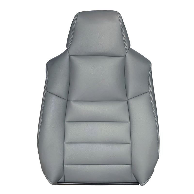 DURAFORCE For 2002-2007 Ford F250 F350 Super Duty Driver Side Leather Seat Cover Gray