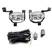DURAFORCE Left+Right Front Bumper Fog Lights+Switch+Wiring For 2010-2011 Honda CR-V CRV