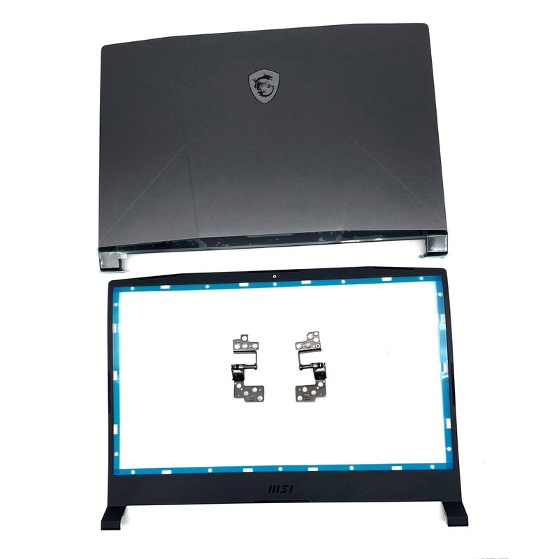 DURAFORCE New Back Cover+Bezel Hinges For MSI Pulse GL66 Crosshair 15 MS-1581 Top Case Lid