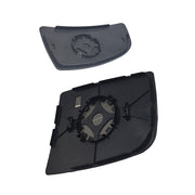 DURAFORCE Mirror Glass Upper/Lower Driver Side Left LH for Ford Transit Van 150 250 350 HD