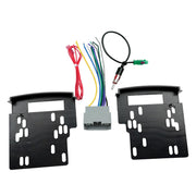DURAFORCE For Dodge for Jeep Double DIN Radio Installation Dash Kit W/Radio Wire Harness