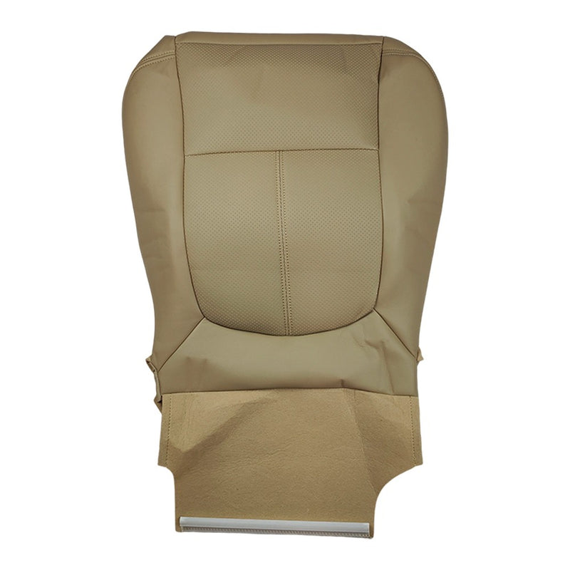 DURAFORCE Passenger Bottom Leather Seat Cover Tan For 2011 2012 - 2014 Ford F150 Lariat