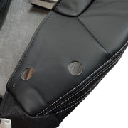 DURAFORCE Passenger Bottom Leather Seat Cover Black For 2011-2017 Jeep Wrangler Rubicon