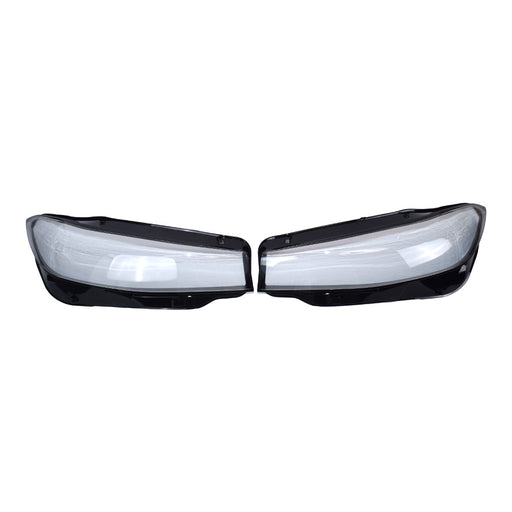 DURAFORCE For BMW 3-Series G20 G28 2023-2024 Pair Front Headlight Cover Clear+Sealant Glue
