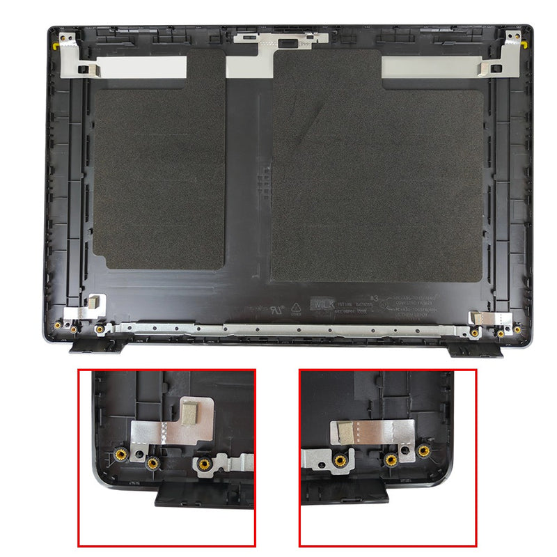 DURAFORCE 017XCF 0WXN5F Back Cover Bezel Hinges for Dell Latitude 15 3520 E3520 Lid