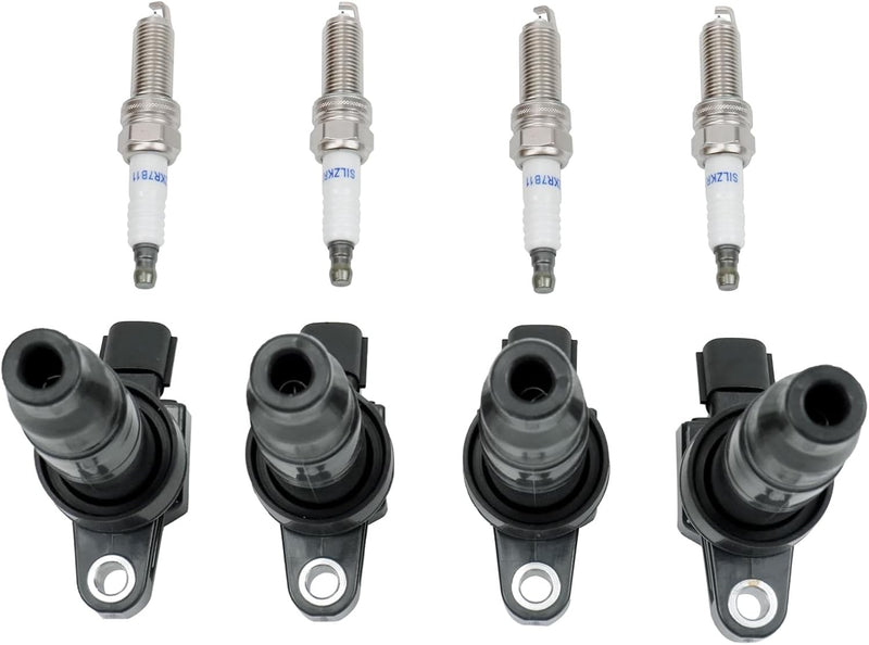 DURAFORCE UF611 Ignition Coil & Double Iridium Spark Plug 27300-3F100 C1667 For HYUNDAI