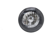 DURAFORCE 7" Inch Round Clear Lens Diamond Cut Projector Black Chrome Headlights