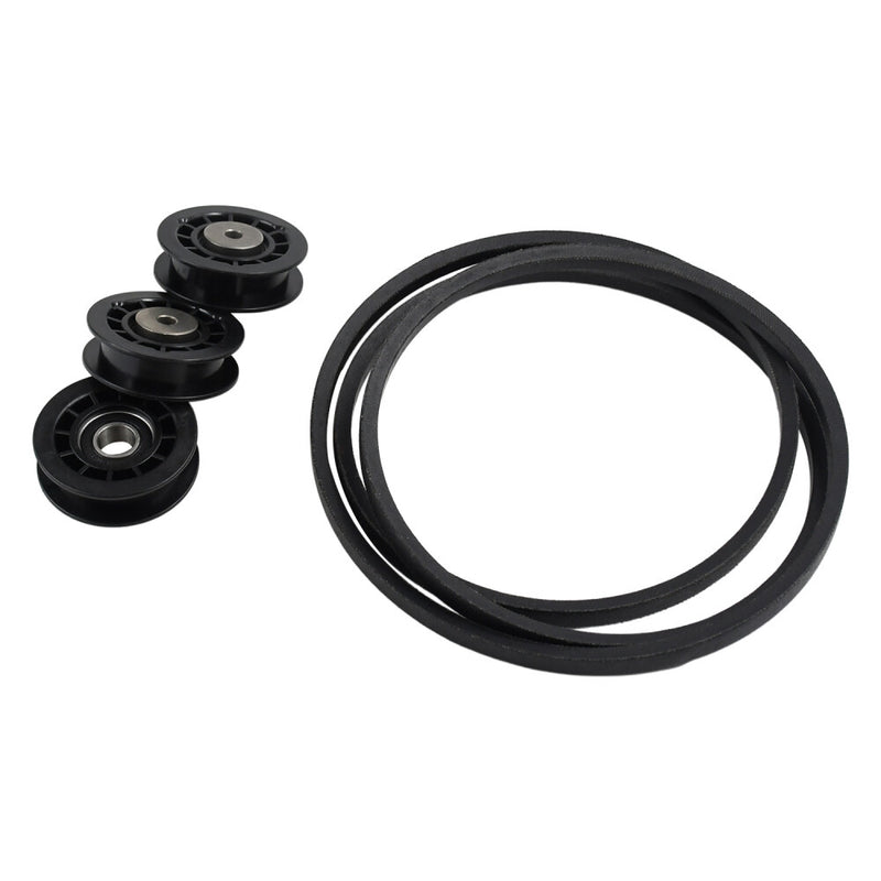 DURAFORCE Mower Pulleys 587973001(2) 587969201(1) & 580364609 Belt Kit for Husqvarna
