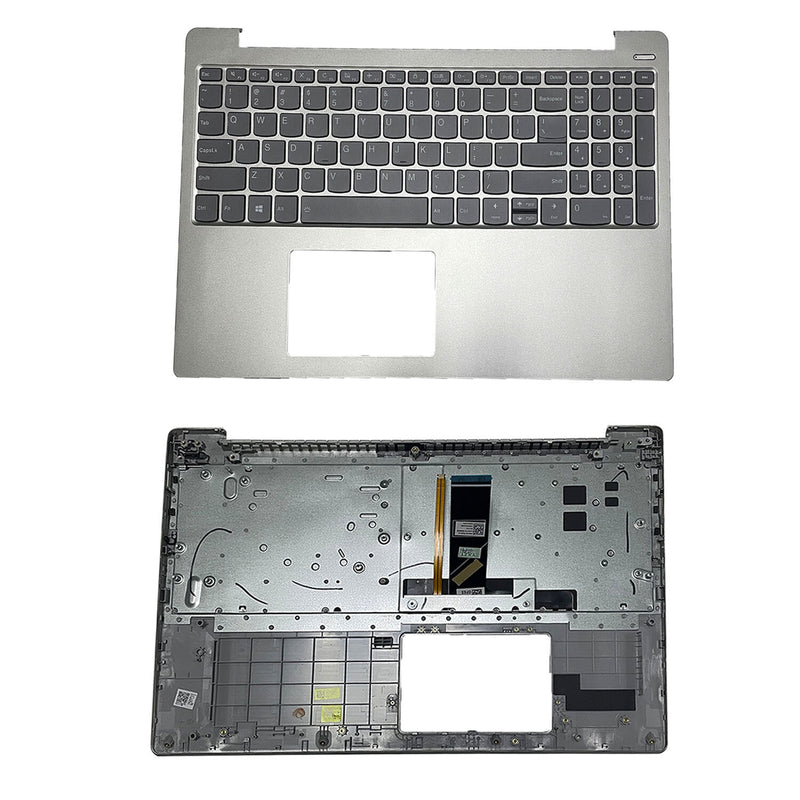 DURAFORCE Palmrest For Lenovo ideapad 330S-15IKB 330S-15ISK ARR Keyboard Backlit Sliver US