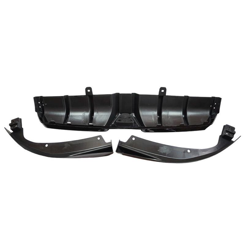 DURAFORCE For 2016-21 Civic Sedan Gloss Black DIffuser Kit W/ LED Light
