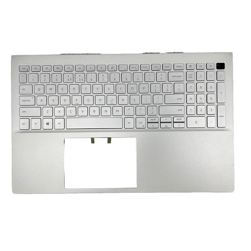 DURAFORCE Silver 15.6" Palmrest Case Backlit Keyboard 06XCC3 For Dell Inspiron 15 5505 US