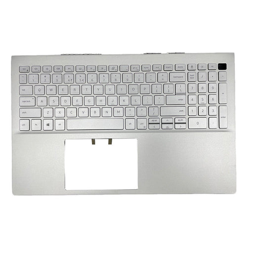 DURAFORCE Silver 15.6" Palmrest Case Backlit Keyboard 06XCC3 For Dell Inspiron 15 5505 US