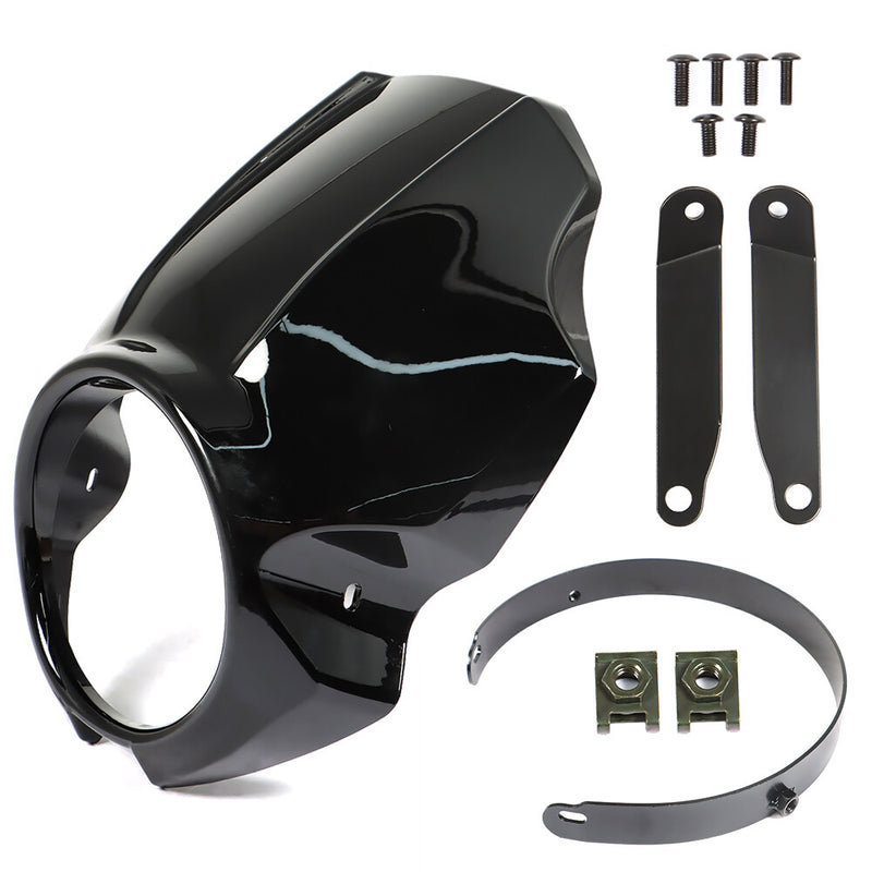 DURAFORCE Black Headlight Fairing Windshield Cover for XVS 950 SPEC Bolt 950 2013-2022 NEW