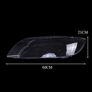 DURAFORCE Front Pair Headlight Lens Cover For Audi Q7 2006-2015 Waterproof 4L0941029