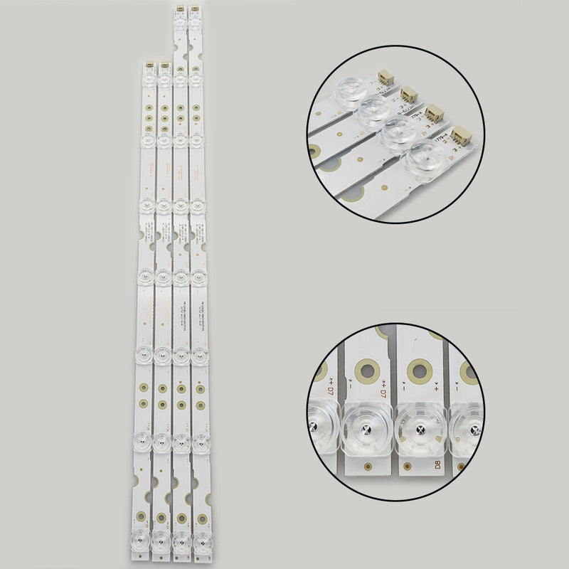 DURAFORCE LED strip For TCL TV 55S425 55S421 55S423 55D6 4C-LB5508-HR02J 4C-LB5507-HR02J