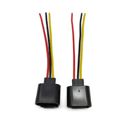 DURAFORCE Wire Pigtail Female Nylon 9008 H13 Two Harness Headlight Bulb Socket Connector
