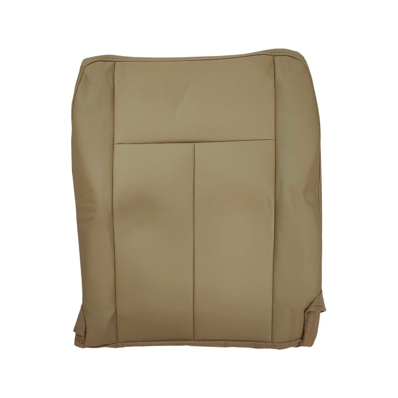 DURAFORCE Front Driver Side Bottom Leather Seat Cover Tan For 2007- 2014 Ford Expedition