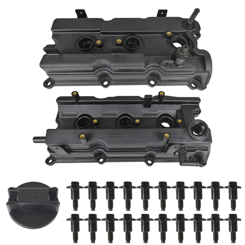 DURAFORCE New Engine Valve Cover W/ Gaskets & Bolts For Nissan Maxima Murano Altima Murano