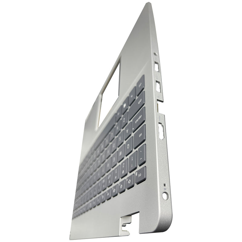 DURAFORCE 0V5JHC Palmrest w/Backlit Keyboard NO-Type-C Silver For Dell Inspiron 5593 V5JHC