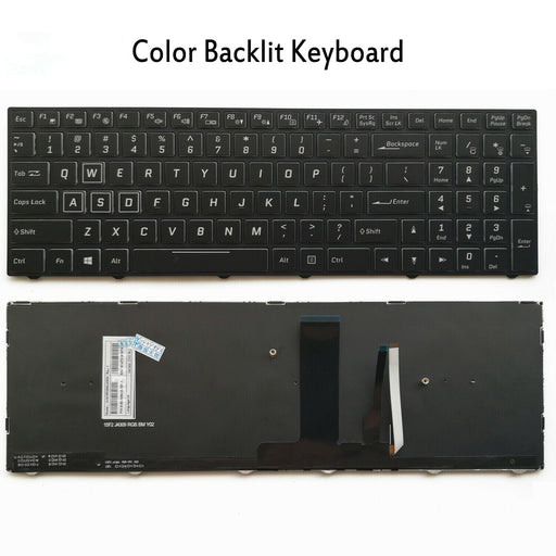 DURAFORCE New Color Backlit keyboard For Clevo N855HJ1 N857HJ1 N870HJ1 N850HP6 N870HP6 US