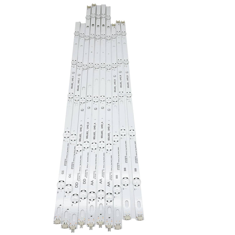 DURAFORCE LED Strips for LG 60UJ6300 60UJ6050 60UJ634V for Innotek 17Y 60 inch ABCD