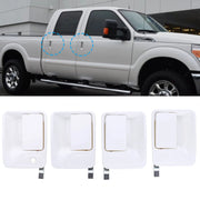 DURAFORCE 4× Front & Rear Outside Door Handle Fit For 1999-2016 Ford Super Duty F250 F350