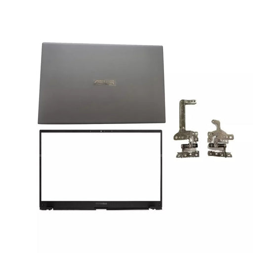 DURAFORCE New LCD Back Cover+Bezel+Hinges For ASUS VivoBook X512 X512U V5000F Top Gray US