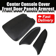 DURAFORCE Car Center Console Cover Front Door Panels Armrest Black for Honda Accord 08-12